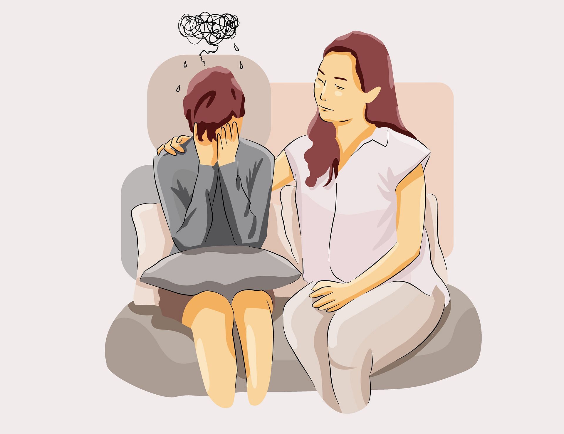 What is recommended as a treatment for this disorder? (Image via Vecteezy/Ditta Karmawan)